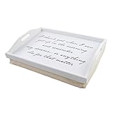 PrimoLiving Knietablett mit Griffen - 43 x 32 x 7 cm – Tablett als...