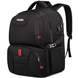 Groß Rucksack Herren 50L,Arbeit Laptop 17.3 Zoll Schulrucksack mit USB...