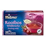 Meßmer Rooibos Wildkirsche Tee | aromatisiert | 20 Teebeutel | Vegan |...