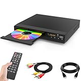 DVD CD Player für Fernseher, Up-Convert to HD 1080p, All Region,...