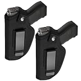 Universal Pistolen Holster,2 Pack Holster für Glock 17,Holster p30,Walther...