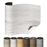 Selbstklebende Holzoptik Vinylboden, Verdickter PVC Bodenbelag,...