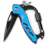 BEEK Multitool mit Karabiner, EDC Multitool Werkzeug mit Schraubendreher,...