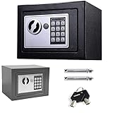 Tresor Safe Klein Elektronischer Safe, Mini Tresor Feuerfest Möbeltresor...