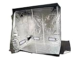 Pflanzenzelt 200x100x200 Gewächshaus Zuchtzelt Growroom Anbauzelt Grow