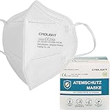 CRD Light 100 FFP2 Masken Atemschutzmaske Einzelverpackung in PE-Beuteln,...