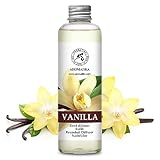 Raumduft Nachfüllflasche Vanille 200ml - Nachfüller mit Naturreinem...