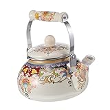 Ciieeo Retro Emaille Wasserkocher Vintage für Zuhause Langlebig und Sicher...