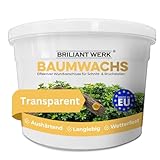 Briliantwerk®️ 350g Baumwachs Wundverschluss I Wundverschluss für...