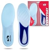 SULPO Gel Einlegesohlen für Arbeitsschuhe - dünne Einlagen für Alltag -...