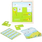 Holzpuzzle Spiel, Geheimnis der Erfassen Insekten Puzzle Spiel, Montessori...