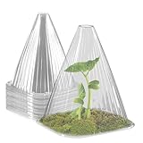 Gobesty Pflanzenhut, 30 Stück Pflanzenhut Frostschutz Schneckenschutz, 19...