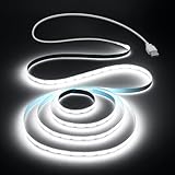 Aclorol COB LED Streifen Kaltweiß 1M 5V Hohe Dichte USB LED Streifen...