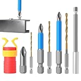 Schraubendreher-Bit-Set, 8 x Elektrowerkzeug-Set mit Schraubverschluss,...