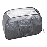 Wäschekorb,Tragbarer Wäschekorb aus Mesh | Organizer Für Babyzimmer...