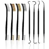 Drahtbürste Klein Set, 8 Stück Drahtbürsten Set Edelstahl Stahlbürste...