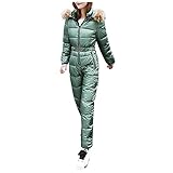 Generisch Softshelljacke Damen, Skianzug Damen Set mit Kapuze Schneeanzug...