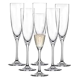 SCHOTT ZWIESEL Sektglas Classico (6er-Set), klassische Champagner Gläser...
