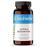 Lutein & Zeaxanthin Komplex – 100 Stück Nahrungsergänzung mit Vitamin A...