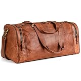 Berliner Bags Vintage Reisetasche Bergen aus Leder, Weekender für Damen...