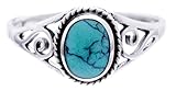 Windalf Bohemia Damen Silber-Ring LUCY 9 mm Glücks- & Freundschaftsring...