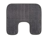 Gözze - Rutschfester Weicher Toilettenteppich in U-Form, 100% Polyester,...