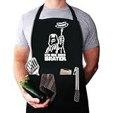 SUE'S DAY Grillschürze für Männer,Star Wars Schürze,Kochschürze Herren...