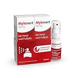 Mykosert Fußpilz Spray: Antimykotikum bei Hautpilz & Fußpilz, fungizid,...