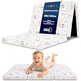 Klappmatratze Faltbare Reisebett Baby Matratze 60x120 cm - Faltmatratze...