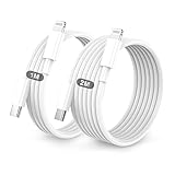 Lightning Kabel USB C 2Pack 1M+2M Für IPhone ladekabel MFi Zertifiziert...