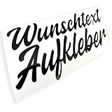 Aufkleber selbst gestalten mit Vorschau - Wunschaufkleber Buchstaben...