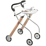 TRUST CARE Indoor-Rollator Let`s Go - Silber - Aluminium - Classic &...