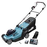 Makita Akku-Rasenmäher, 43 cm Schnittbreite, 50 L Grasfangkorb, 40V max....