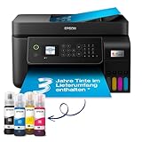 Epson EcoTank ET-4800 A4-Multifunktions-Wi-Fi-Tintentankdrucker, mit einem...