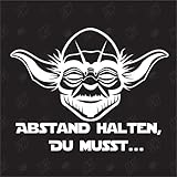 Abstand halten, du musst - Star Wars Sticker