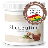 naturetrend Sheabutter unraffiniert & kaltgepresst 250g – Naturreine...