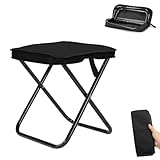 HuaMuDM Camping Hocker Tragbarer Klapphocker,Mini-Klapphocker,Leicht Sitz...