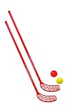 Schildkröt Fun Set, 2 Hockey Schläger, 2 Bälle, 970135, Rot, Ø 78mm, Ø...