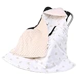 amo nenes Baby Einschlagdecke 100% Baumwolle, Universal Einschlagdecke...