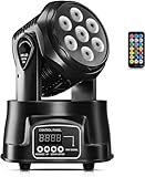 70W Mini Moving Head Wash DMX LED RGBW Lichteffekte 5 Steuerungsmodus DJ...