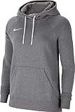 Nike Damen Park 20 Kapuzenpullover, Kohle Heathr/Weiss/Weiss, M EU
