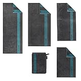 JOOP! Frottiertücher Handtücher Infinity Doubleface Graphite 1678 74 Grau...