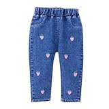 Generisch Mädchen Jeans Mädchenhose Denim Hose Kinder Jeans Mädchen...