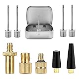 SZSHIMAO Fahrradventil Adapter, Alle AV DV SV Fahrrad Ventil Set, Inflating...