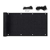 Sekey Balkon Sichtschutz Balkonabdeckung HDPE 220 g/m², 90x300cm, Leicht...