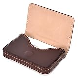 Visitenkartenetui, Flip-Stil, PU-Leder, Hochwertiger Business-Kartenhalter...