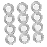 BESTYASH 25 Stück Teiliges Aluminiumlegierung Mini Eierkuchenformen Runde...