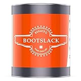 BEKATEQ BE-400 Premium Bootslack farblos seidenmatt, 1 Liter I Klarlack...