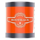 BEKATEQ BE-400 Premium Bootslack farblos seidenmatt, 1 Liter I Klarlack...