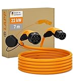 LAPP MOBILITY Typ 2 Ladekabel 22 KW 7m - Ladekabel E Auto 32a 3-Phasig -...